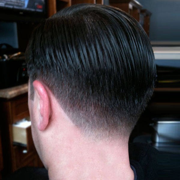 Tapered, faded cut